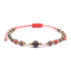 Bransoletka celebrytka TURMALIN + znak zodiaku BARAN zodiak